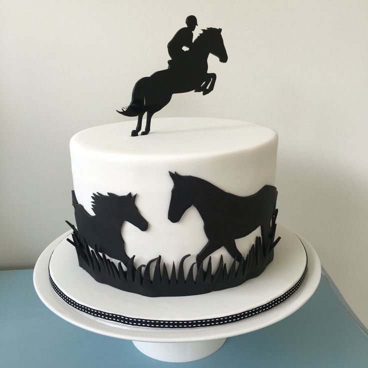 Black Silhouette Cake Topper Black Silhouette Cake Topper