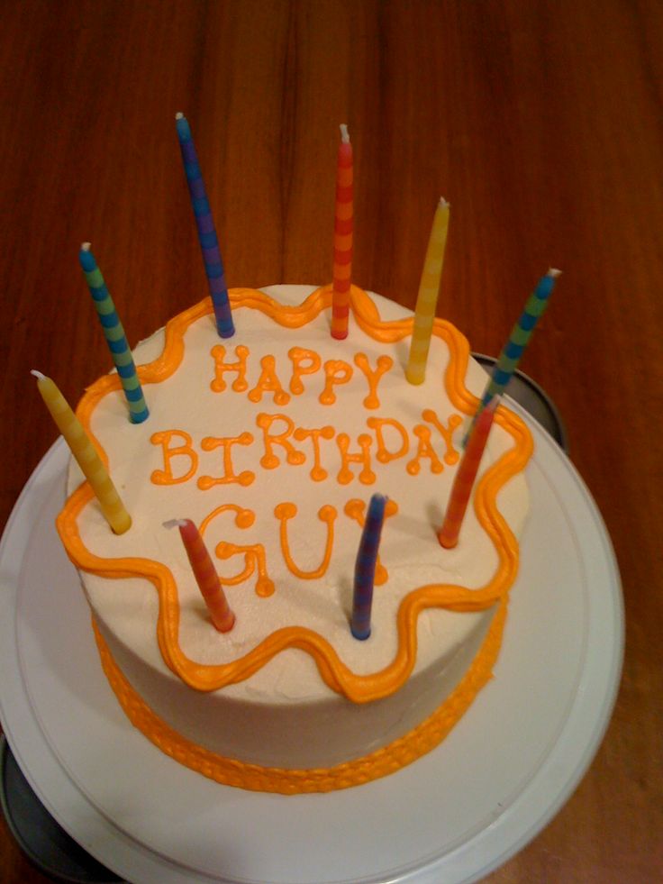 Orange Birthday Cake