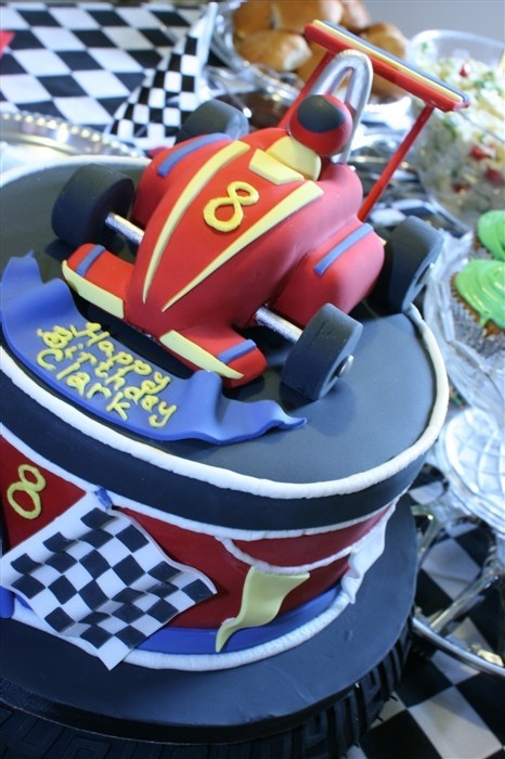 Race Car Birthday Cake Race Car Birthday Cake
