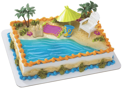 Beach Chair and Umbrella Cake Beach Chair and Umbrella Cake