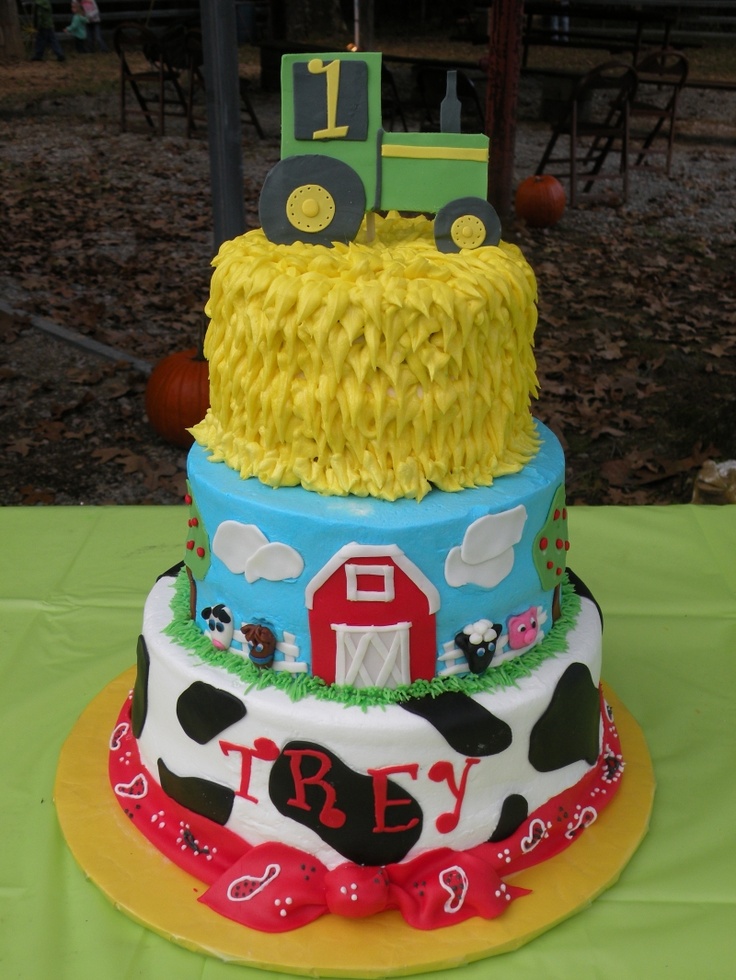 Farm Party Cakes