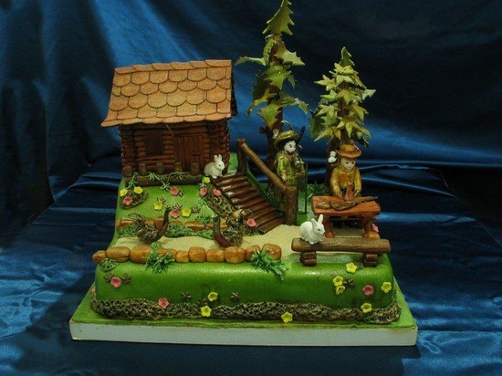 Log Cabin Cake Log Cabin Cake