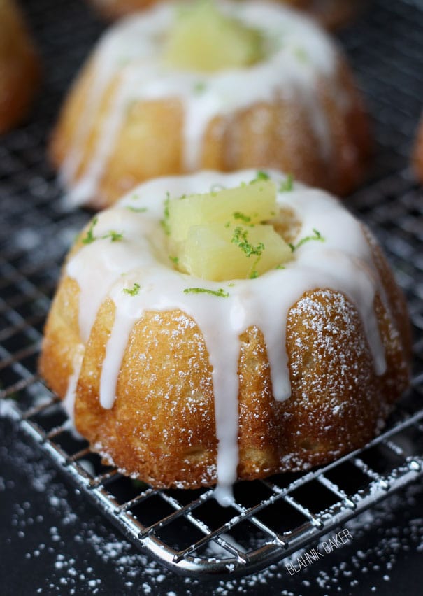 Mojito Lime Pineapple Mini Cakes Mojito Lime Pineapple Mini Cakes