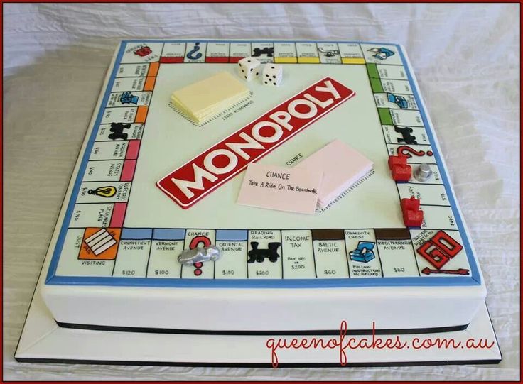 Monopoly Cake