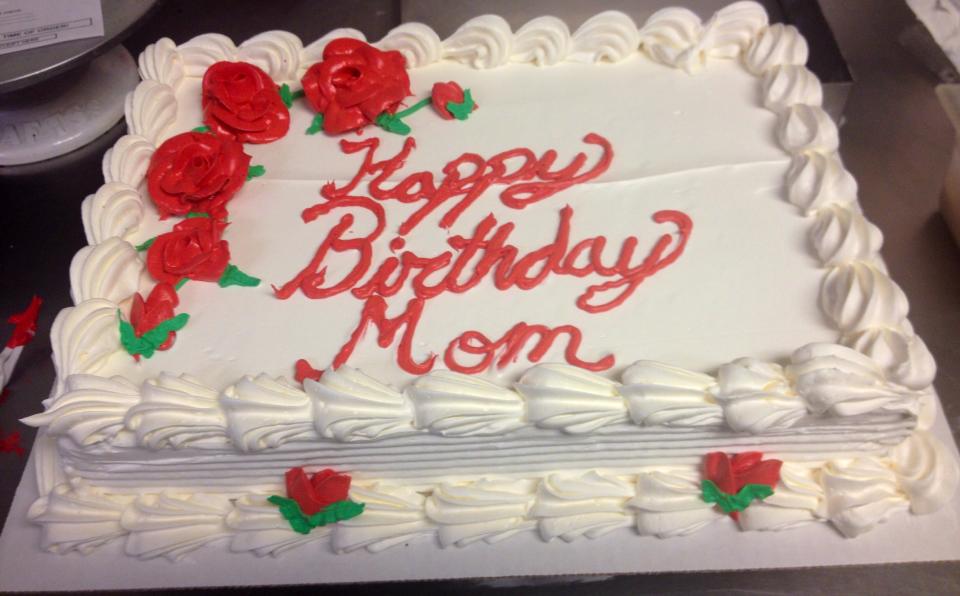 Sheet Cakes with Red Roses Sheet Cakes with Red Roses