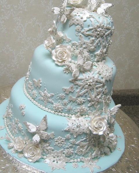 13 Engagement Party Cakes With Snowflakes Photo Frozen Birthday Snowflake Wedding Cake