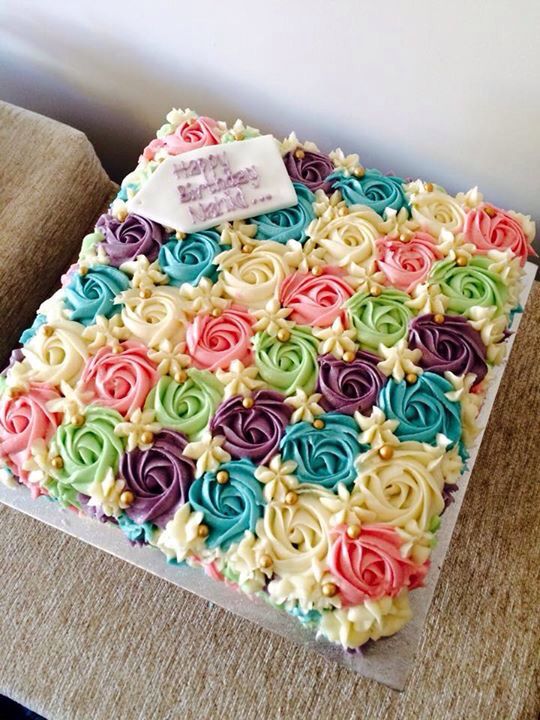 Square Birthday Cake Designs Square Birthday Cake Designs