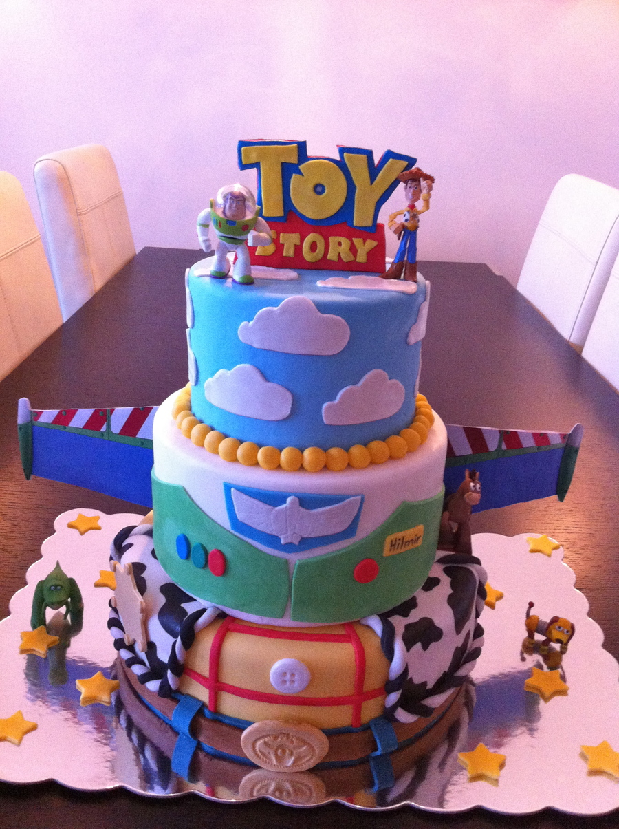 Toy Story Themed Birthday Cake