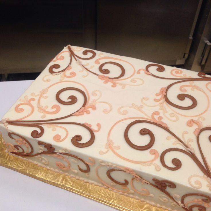 Cake Scroll Design Pattern Cake Scroll Design Pattern