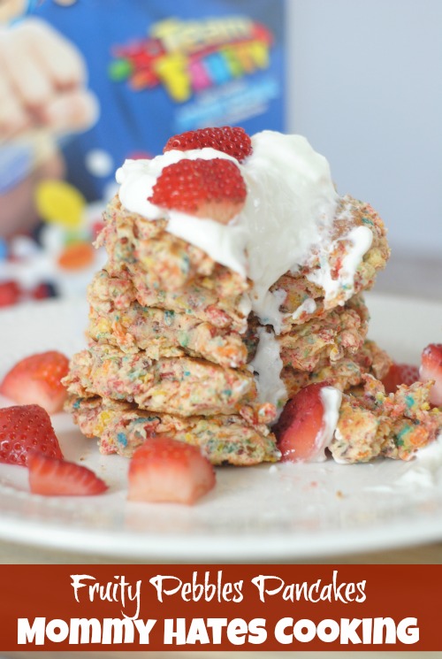 6 Photos of Fruity Pebbles Pancakes