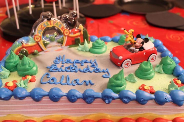 Mickey Mouse Birthday Cake