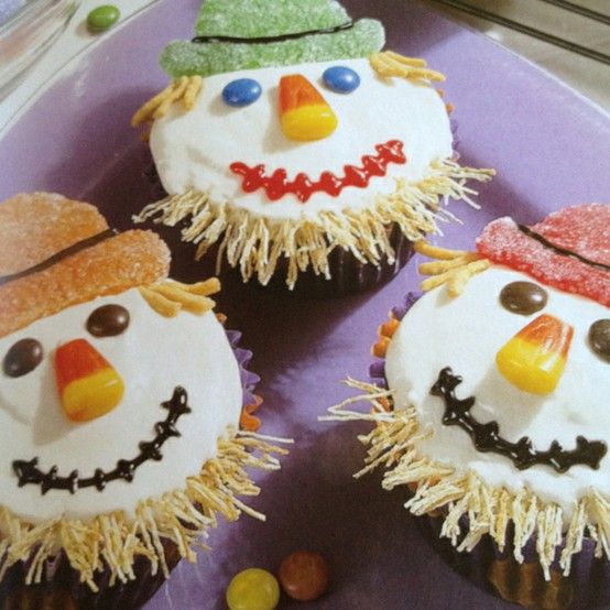 Scarecrow Cupcakes Scarecrow Cupcakes