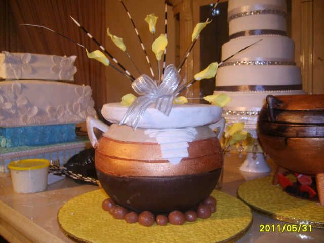 9 South African Traditional Wedding Cakes Photo South African