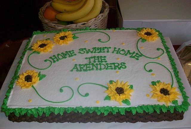 Sunflower Sheet Cake Sunflower Sheet Cake
