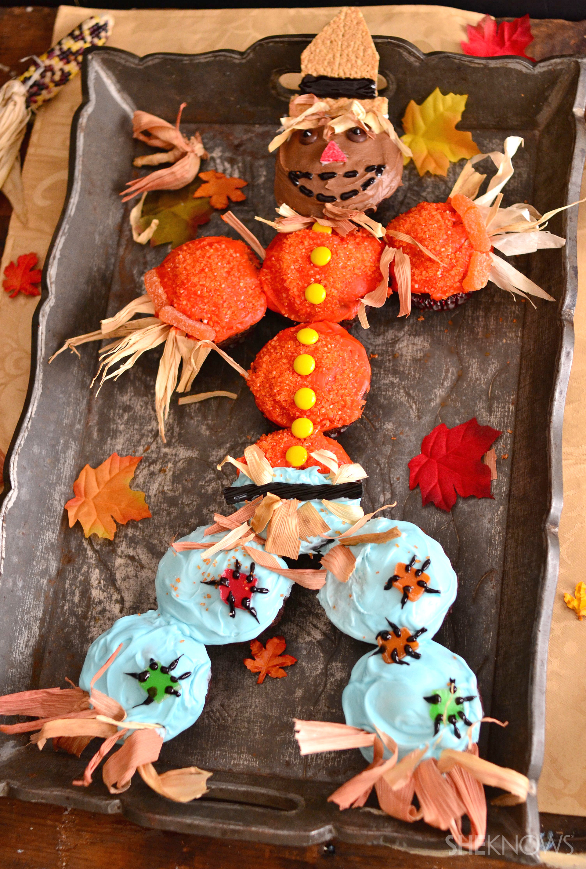 9 Photos of Thanksgiving Scarecrow Cupcakes 9 Photos of Thanksgiving Scarecrow Cupcakes