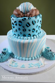 Baby Boy Shower Cakes Buttercream Baby Boy Shower Cakes Buttercream