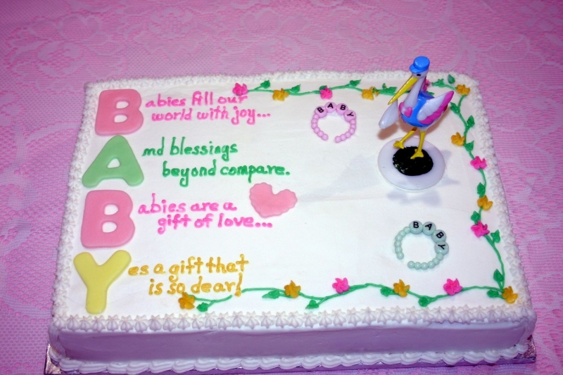 11 Baby Shower Cakes Sayings Photo Cake Baby Shower Cake Sayings