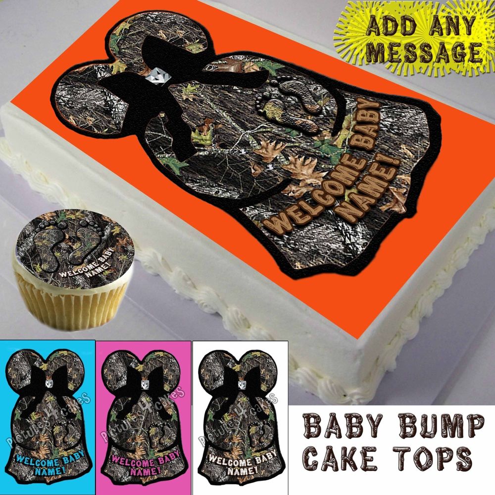 Camo Baby Shower Cake Toppers Camo Baby Shower Cake Toppers