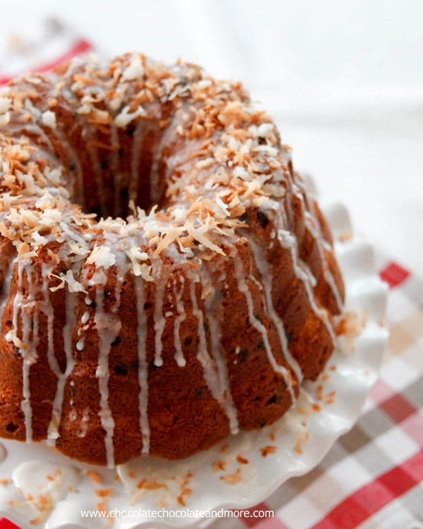 Coconut Chocolate Chip Bundt Cake Coconut Chocolate Chip Bundt Cake