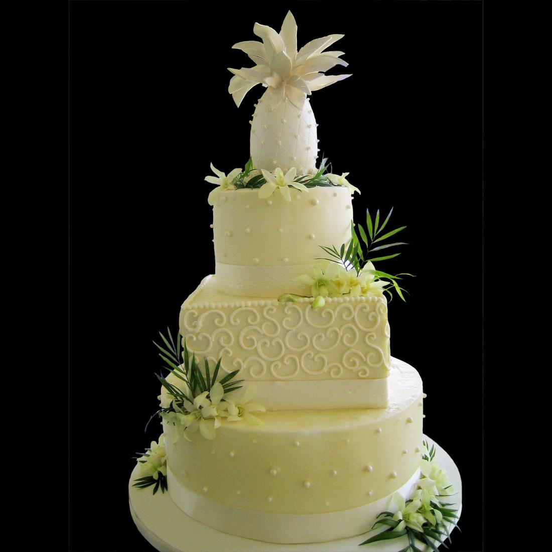 Pineapple Wedding Cake Pineapple Wedding Cake