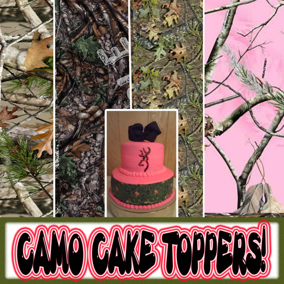 Pink Camouflage Sugar Sheets for Cakes Pink Camouflage Sugar Sheets for Cakes