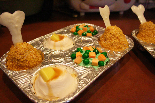 Thanksgiving Dinner Cupcakes Thanksgiving Dinner Cupcakes