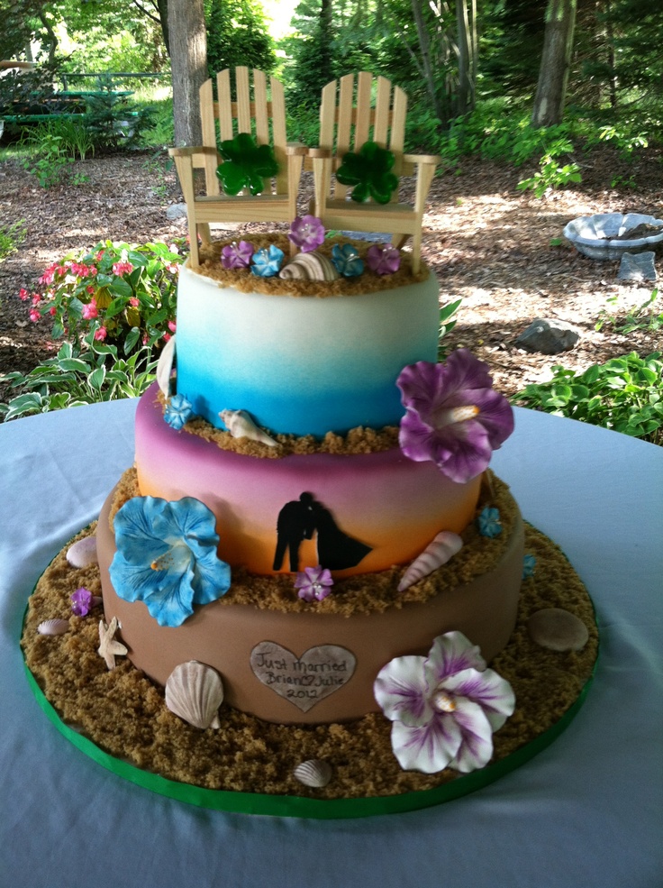 Tropical Wedding Cake Tropical Wedding Cake