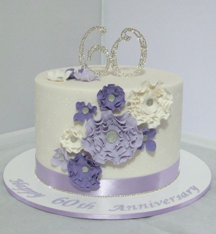 60th Wedding Anniversary Cake 60th Wedding Anniversary Cake