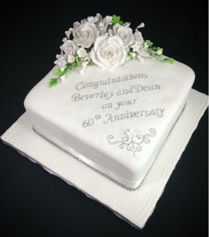 60th Wedding Anniversary Cake 60th Wedding Anniversary Cake