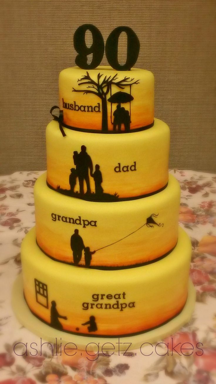 90th Birthday Cake 90th Birthday Cake