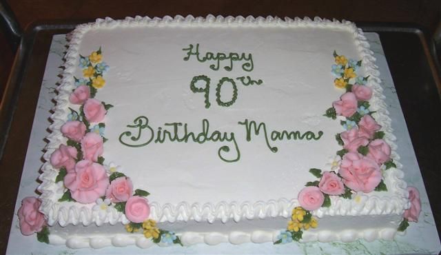 90th Birthday Sheet Cakes 90th Birthday Sheet Cakes