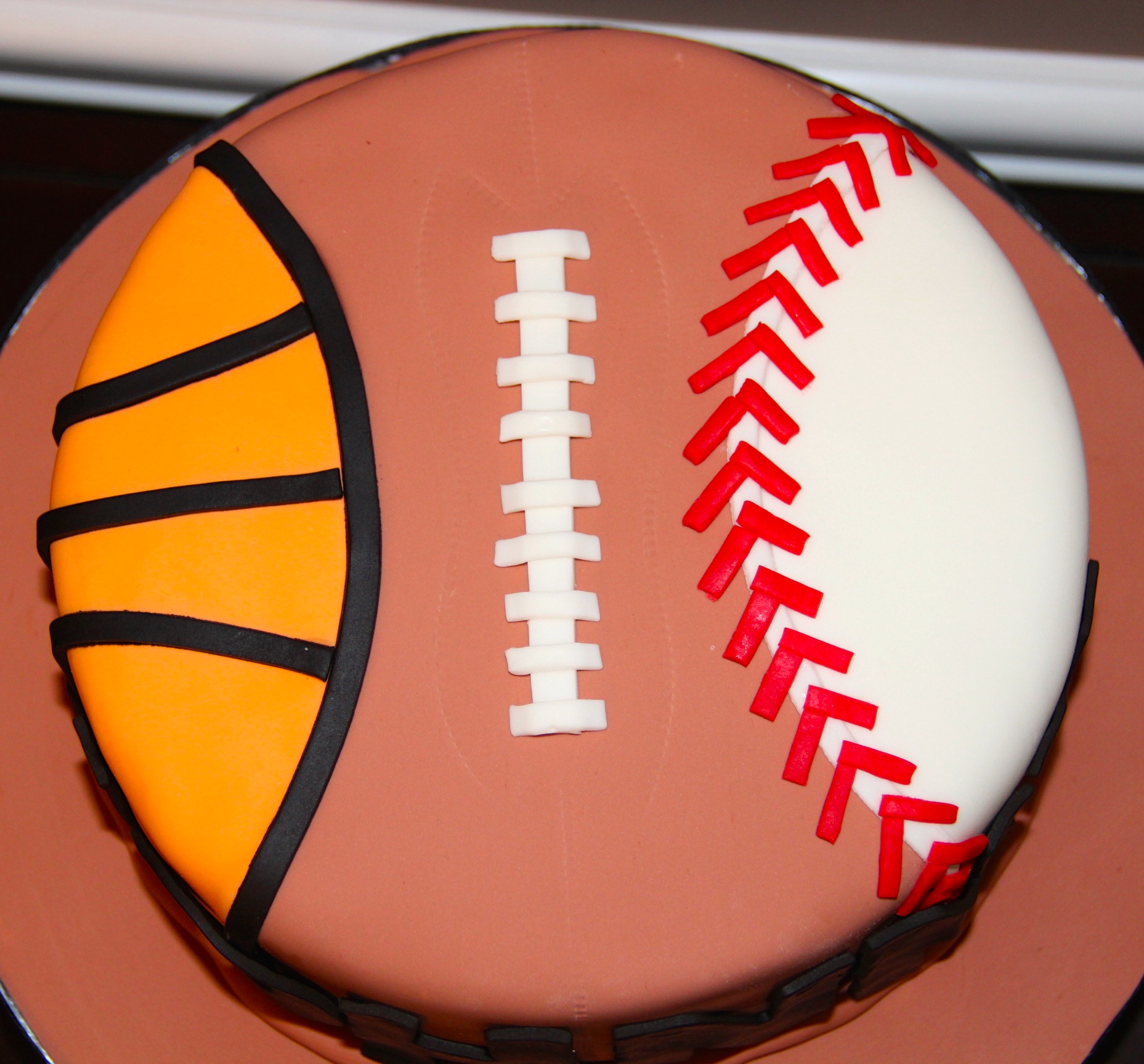 Baseball Basketball Football Birthday Cakes Baseball Basketball Football Birthday Cakes
