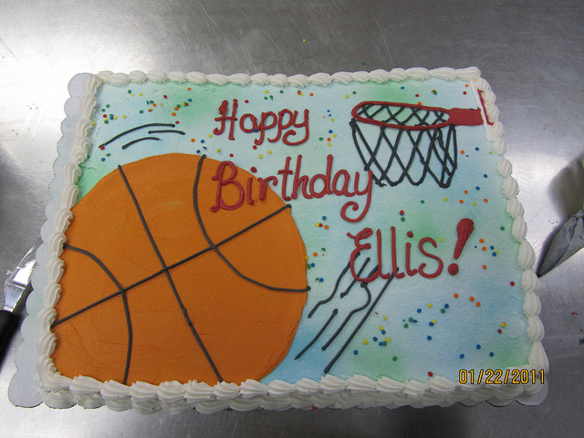 Basketball Birthday Sheet Cakes Basketball Birthday Sheet Cakes