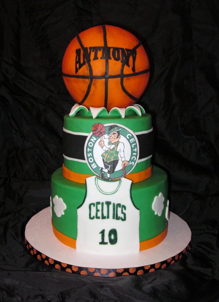13 Celtics Theme Birthday Cakes Photo Boston Celtics Happy
