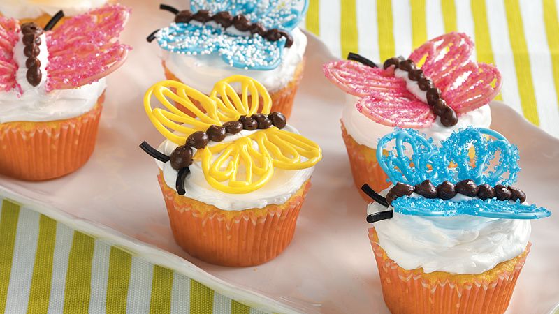 Butterfly Cupcake Cake