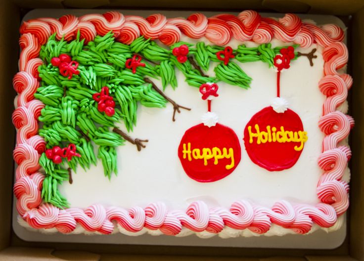 Christmas Holiday Sheets Cake Christmas Holiday Sheets Cake