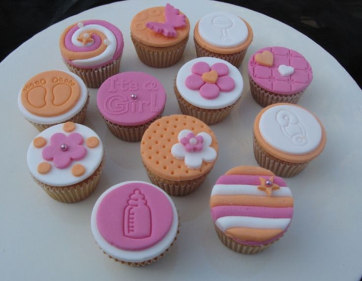 10 Cute Simple Fondant Cupcakes Photo Simple Fondant Cupcake