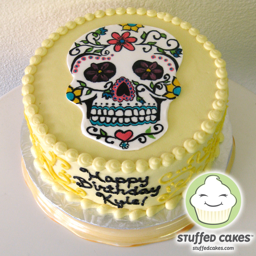 11 Sugar Designs For Cakes Photo Sugar Skull Cake Decorations