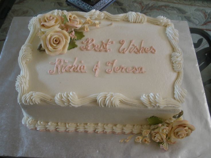 Wedding Sheet Cake Decorating Ideas Wedding Sheet Cake Decorating Ideas