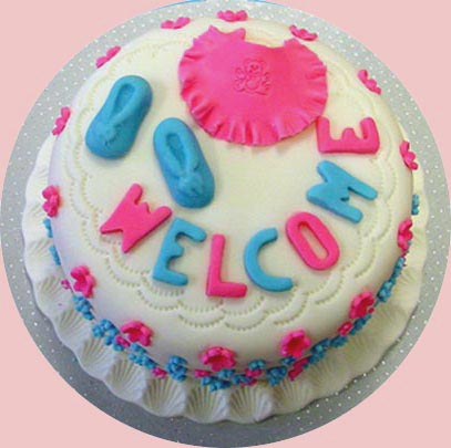 Welcome Baby Girl Sheet Cakes Welcome Baby Girl Sheet Cakes