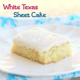 White Texas Sheet Cake White Texas Sheet Cake