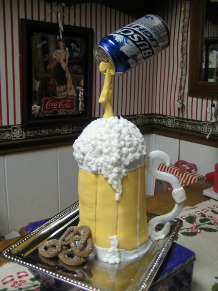 Beer Mug Birthday Cakes for Men