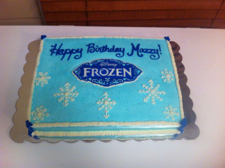Disney Frozen Sheet Cake Disney Frozen Sheet Cake