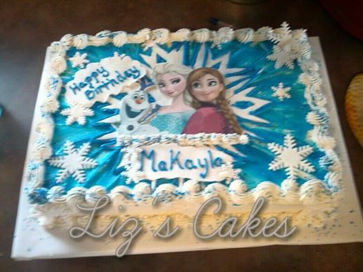 Frozen Sheet Cake Frozen Sheet Cake
