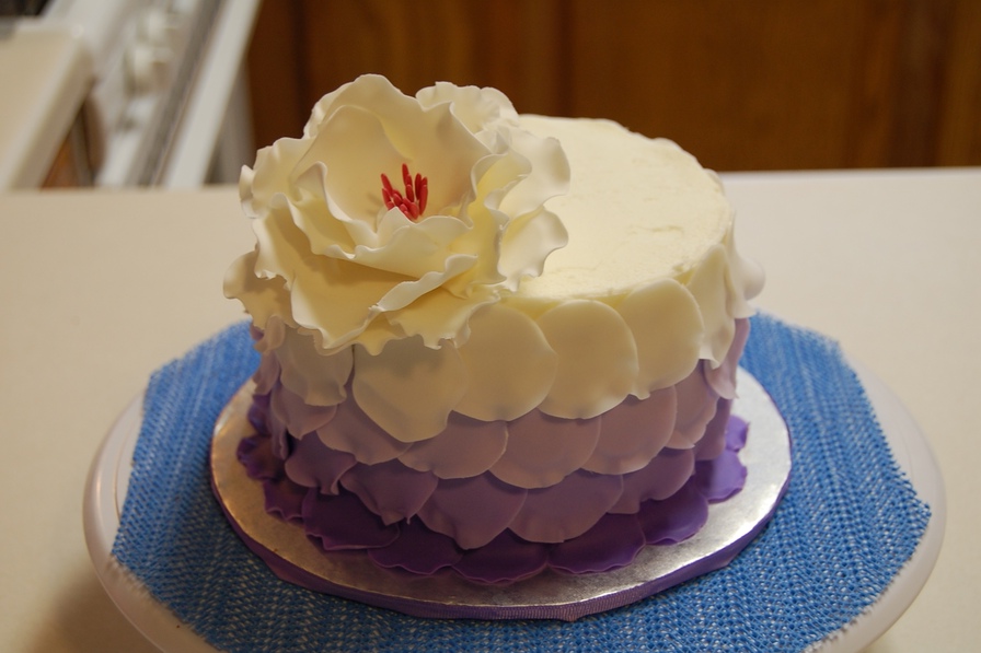Girls Birthday Cake without Fondant