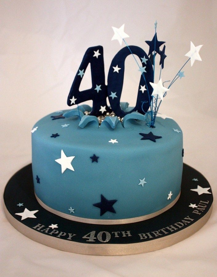 Men 40th Birthday Cake Ideas
