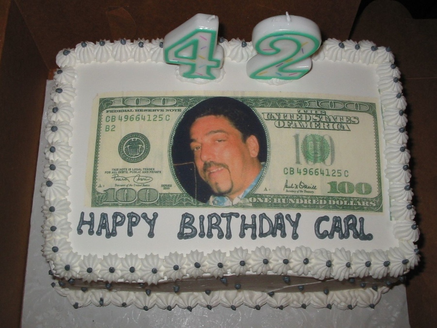 Money 100 Dollar Bill Cake