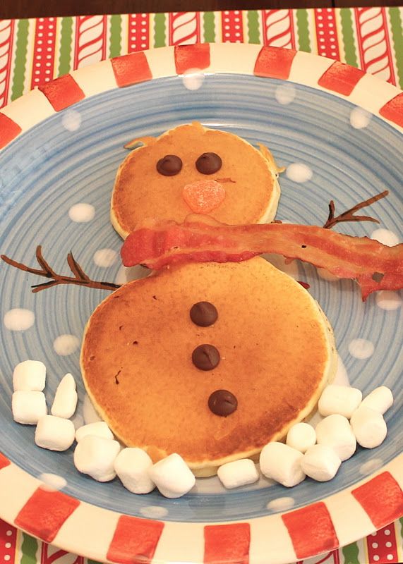 Snowman Pancakes Snowman Pancakes