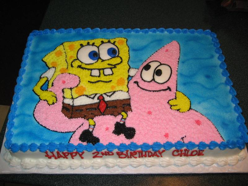 Spongebob Birthday Cake Idea Spongebob Birthday Cake Idea