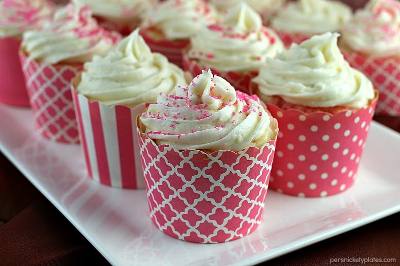 Strawberry Jello Poke Cupcakes